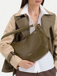 Lasocki Torebka CEO-LSK-L-002-10 Khaki. Brązowe torebki klasyczne damskie Lasocki, bez wzorów, ze skóry, bez dodatków. Za 179.99 zł.