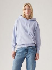 Levi's Bluza w kolorze błękitnym rozmiar: XS. Niebieskie bluzy z kapturem damskie Levi's, s, z bawełny. Za 104.64 zł.