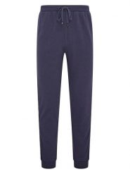 DKNY Spodnie dresowe w kolorze granatowym rozmiar: L. Niebieskie spodnie dresowe męskie DKNY, bez wzorów, z bawełny. Za 132.98 zł.