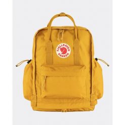 Plecak miejski Fjallraven Kanken Outlong - ochre. Żółte plecaki damskie Fjällräven, bez wzorów, z poliamidu. Za 747.80 zł.