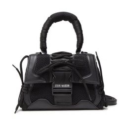 Torebka Steve Madden. Czarne torebki klasyczne damskie Steve Madden, bez wzorów, bez dodatków. Za 349.99 zł.