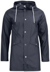 Clique Classic Kurtka przeciwdeszczowa męska — wodoodporna 100% poliester. Niebieskie kurtki męskie CLIQUE, m, bez wzorów, z poliesteru, klasyczne. Za 298.06 zł.