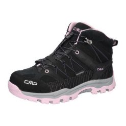Buty trekkingowe RIGEL MID skóra wodoodporne. Czarne obuwie trekkingowe damskie CMP. Za 395.99 zł.