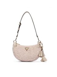 Guess Torebka Katie HWWG22 53180 Kremowy. Białe torebki klasyczne damskie Guess, z aplikacjami, z materiału, bez dodatków. Za 494.99 zł.