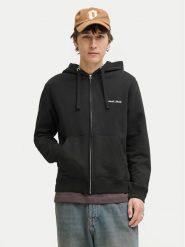 Jack & Jones Bluza Norrebro Emb 12282901 Czarny Regular Fit. Czarne bluzy bez kaptura męskie Jack & Jones, m, z bawełny. Za 219.99 zł.