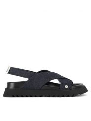 G-Star Raw Sandały DEBRA-25SS495 Granatowy. Niebieskie sandały damskie G-Star Raw, bez wzorów, z materiału, bez obcasa, na płaskiej podeszwie. Za 349.99 zł.