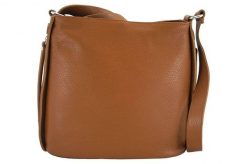 Listonoszka skórzana BARBERINI'S j. brązowa 770-12. Brązowe shopper bag damskie bez wzorów, ze skóry, na ramię, duże, bez dodatków. Za 319.99 zł.