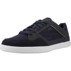 Buty GEOX U WALEE Niebieski. Niebieskie buty trekkingowe męskie Geox, z syntetyku, bez zapięcia, trekkingowe. Za 297.99 zł.