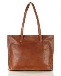 Shopperka biznesowa MARCO MAZZINI brązowa 420a. Brązowe shopper bag damskie bez wzorów, ze skóry, duże, bez dodatków. Za 474.05 zł.