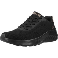 Buty SKECHERS BOBS SQUAD WAVES CURRENT Czarny. Czarne obuwie trekkingowe damskie Skechers. Za 249.99 zł.