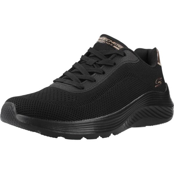 Buty SKECHERS BOBS SQUAD WAVES CURRENT Czarny. Czarne obuwie trekkingowe damskie Skechers. Za 249.99 zł.