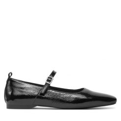 Baleriny Vagabond Shoemakers. Czarne baleriny damskie Vagabond Shoemakers, bez wzorów, bez obcasa. Za 269.99 zł.