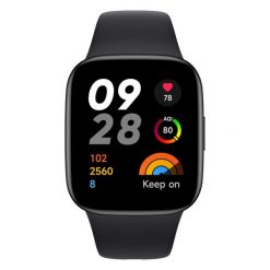 Zegarek smartwatch Redmi Watch 3. Czarne zegarki damskie Xiaomi, plastikowe. W wyprzedaży za 454.55 zł.
