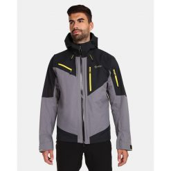 Męska kurtka outdoorowa Kilpi HASTAR-M. Niebieskie kurtki męskie Kilpi, m, bez wzorów, bez kaptura. Za 1,165.67 zł.