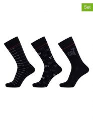 CR7 Skarpety (3 pary) w kolorze czarnym rozmiar: 40-46. Czarne skarpetki męskie CR7, bez wzorów. Za 34.85 zł.