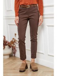 Joséfine Spodnie "Lorial" w kolorze brązowym rozmiar: S. Brązowe spodnie materiałowe damskie Joséfine, bez wzorów, z materiału. Za 113.36 zł.