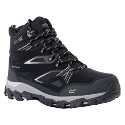 Damskie Buty Do Chodzenia Holcombe III. Czarne obuwie trekkingowe damskie Regatta. Za 316.99 zł.