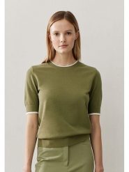 More & More Sweter w kolorze khaki rozmiar: 40. Brązowe swetry klasyczne damskie MORE & MORE, bez kołnierzyka. Za 169.95 zł.