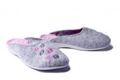 ADANEX 27885 SAL28FFH BI/SZJ, kapcie damskie. Szare kapcie damskie Adanex. Za 33.00 zł.