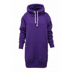 Bluza sportowa z kapturem damska DEEP TRIP Luzak. Fioletowe bluzy sportowe damskie DEEP TRIP, l, bez wzorów, z bawełny, bez ramiączek, z kapturem. Za 369.00 zł.