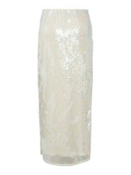 YAS Spódnica maxi Sequina 26037771 Écru Regular Fit. Spódniczki damskie YAS, m, bez wzorów, z syntetyku, maxi. Za 309.99 zł.