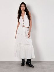 Apricot Spódnica w kolorze białym rozmiar: L. Białe spódniczki damskie Apricot, l, bez wzorów, z koronki, maxi, proste. Za 93.07 zł.