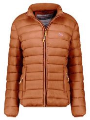 Geographical Norway Kurtka pikowana "Atikolor" w kolorze jasnobrązowym rozmiar: L. Brązowe kurtki damskie Geographical Norway, l, bez wzorów, bez kaptura. Za 139.54 zł.
