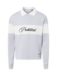 Prohibited bluza polo Mężczyźni Materiał dresowy szary, S. Szare bluzy bez kaptura męskie Prohibited, l, z dresówki. Za 399.95 zł.