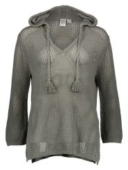 Roxy Sweter "After Beach Break" w kolorze khaki rozmiar: L. Brązowe swetry klasyczne damskie Roxy, l, ze splotem, bez kołnierzyka. Za 169.95 zł.
