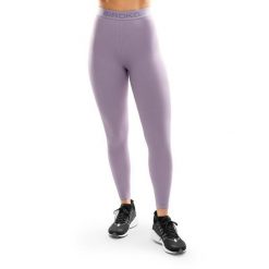 Damskie legginsy do biegania Fitness Siroko Glory. Fioletowe legginsy damskie SIROKO, bez wzorów, z materiału. W wyprzedaży za 168.00 zł.