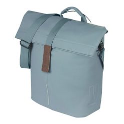 Bagażnik rowerowy Torba rowerowa „City MIK Studs”, niebieska. Niebieskie torby męskie na ramię BASIL, bez wzorów, z materiału, na ramię, duże. Za 372.49 zł.