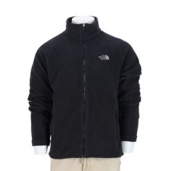 Second life - The North Face bluza męska polarowa - Stan bardzo dobry. Czarne bluzy sportowe męskie The North Face, bez wzorów, z materiału, sportowe, bez kołnierzyka, bez ramiączek. Za 170.36 zł.