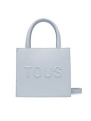 TOUS Torebka Cube 2002373933 Niebieski jasny. Niebieskie torebki klasyczne damskie Tous, bez wzorów, ze skóry, bez dodatków. Za 499.99 zł.