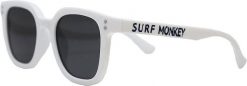 Okulary przeciwsłoneczne dla dzieci / Polaryzacyjne / UV400 (Białe). Białe okulary przeciwsłoneczne dziecięce SURF MONKEY. Za 139.95 zł.