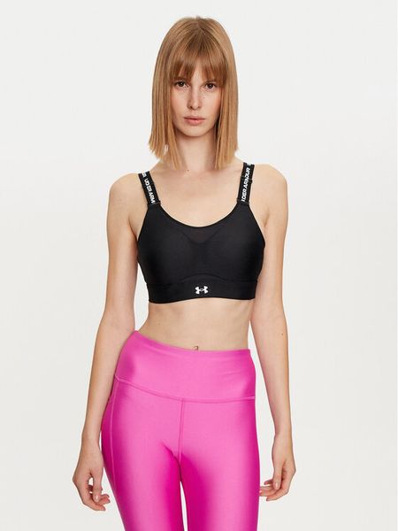 Under Armour Biustonosz sportowy Ua Infinity High Bra 1384112 Czarny. Czarne biustonosze sportowe damskie Under Armour, bez wzorów, z syntetyku. Za 129.99 zł.
