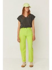 SKFK Czapka "Nara" w kolorze biało-jasnozielonym rozmiar: onesize. Białe czapki z daszkiem damskie SKFK, bez wzorów, z bawełny. Za 113.99 zł.