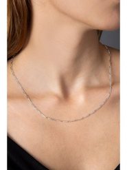 Lodie Silver Srebrny naszyjnik - dł. 50 cm rozmiar: onesize. Szare naszyjniki damskie Lodie Silver, srebrne. Za 63.95 zł.