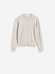 Kaszmirowy sweter - jasnoszary. Szare swetry klasyczne damskie Reserved, l, z kaszmiru, bez kołnierzyka. Za 499.99 zł.