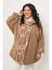 Curvy Lady Płaszcz przejściowy w kolorze jasnobrązowym rozmiar: 44/46. Brązowe płaszcze damskie Curvy Lady, bez wzorów, klasyczne. Za 195.99 zł.