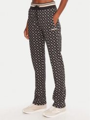 Guess Spodnie dresowe V5YB20 KB212 Czarny Regular Fit. Czarne spodnie dresowe damskie Guess, xl, z aplikacjami, z dresówki. Za 394.99 zł.