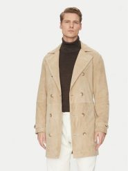 Marciano Guess Płaszcz przejściowy 5GHL00 2295Z Beżowy Regular Fit. Brązowe płaszcze męskie Marciano Guess, m, z aplikacjami, ze skóry. Za 2,489.00 zł.