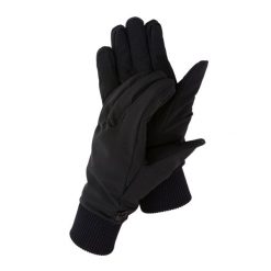 Rękawiczki trekkingowe Jack Wolfskin Supersonic XT. Czarne rękawiczki damskie Jack Wolfskin, bez wzorów. Za 229.99 zł.
