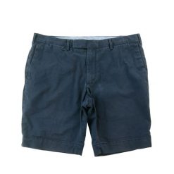 Spodenki męskie chino slim fit Polo Ralph Lauren. Niebieskie szorty męskie Ralph Lauren, z materiału, bez kołnierzyka. Za 139.20 zł.