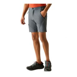 Męskie Spodenki Xert Stretch Shorts. Niebieskie szorty męskie Regatta, bez wzorów, z elastanu. Za 225.99 zł.