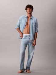 CALVIN KLEIN JEANS Dżinsy - Regular fit - w kolorze błękitnym rozmiar: W33/L32. Niebieskie jeansy męskie Calvin Klein Jeans. Za 179.22 zł.