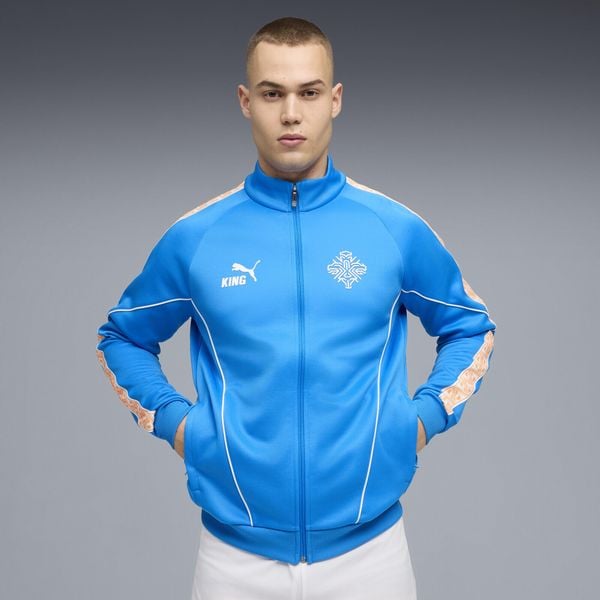 Męska kurtka Islandii KING Anthem PUMA. Białe kurtki męskie Puma, m, bez wzorów, z materiału, retro, bez kaptura. Za 389.00 zł.