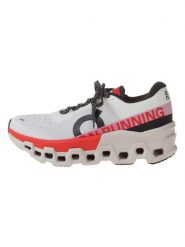 ON RUNNING Buty "Cloudmonster 2" w kolorze beżowo-czerwonym do biegania rozmiar: 37,5. Brązowe obuwie do biegania damskie On Running. Za 547.95 zł.