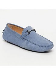 CHARLES & SMITH Skórzane mokasyny "Luke" w kolorze błękitnym rozmiar: 44. Niebieskie mokasyny męskie CHARLES & SMITH. Za 173.99 zł.