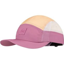 Czapka z daszkiem BUFF 5 PANEL GO CAP DOMUS AZALEA. Czerwone czapki męskie Buff, bez wzorów, z materiału. Za 169.90 zł.
