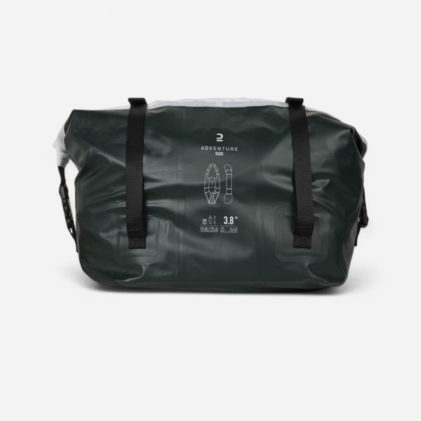 Torba-pompka do Packraft 500 Itiwit bez węża. Białe torebki klasyczne damskie Decathlon, bez wzorów, z materiału, bez dodatków. Za 219.99 zł.